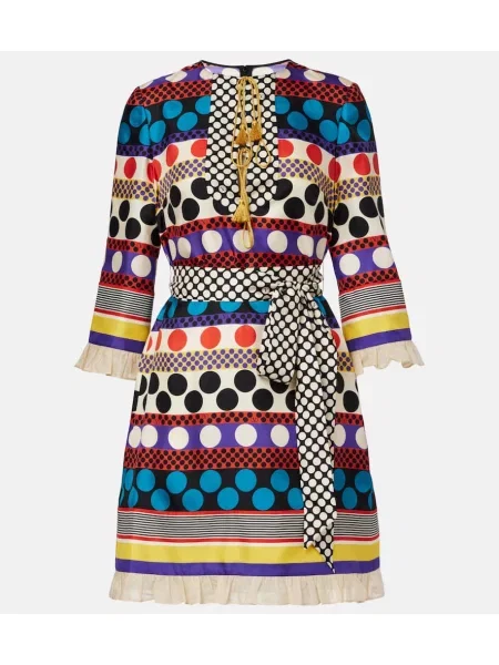 Rochie Valentino de mătase cu buline