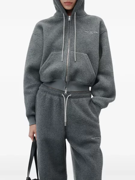 Hanorac cu glugă Alexander Wang gri