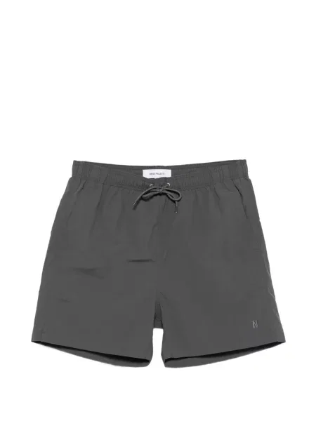 Slip de baie Norse Projects cu autograf cu cordon gri