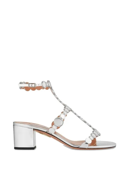 Sandale Aquazzura argintiu