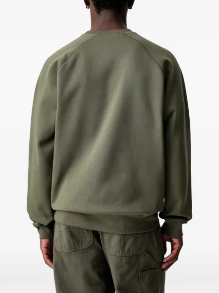 Hanorac Carhartt Wip cu broderie verde