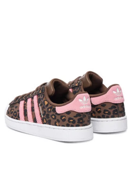 Sportcipők adidas Superstar II barna