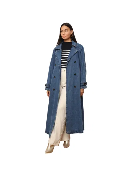 Palton La Modeuse albastru