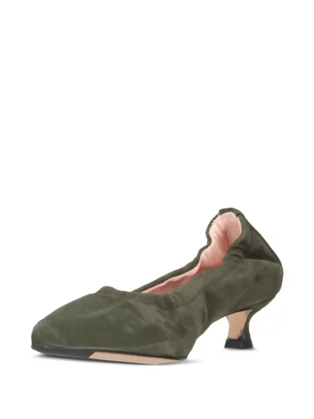 Pantofi cu toc La Rose verde