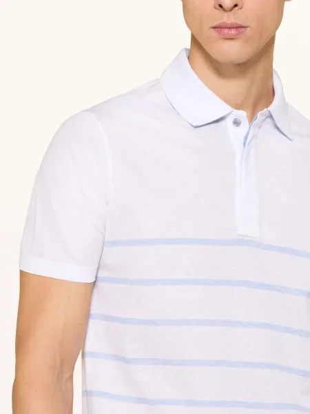 Paul & Shark Koszulka Polo Z Pikowanym Wzorem weiss białe
