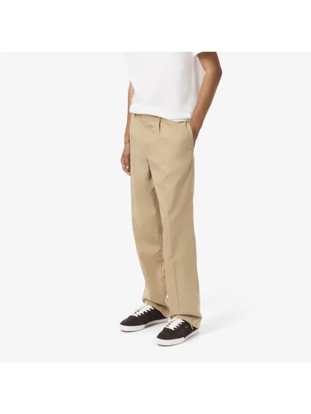 Lacoste Spodnie Chino beżowy