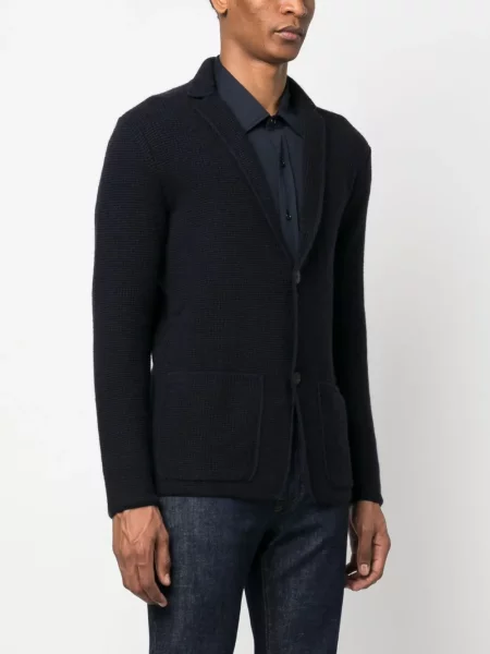 Cardigan Brioni tricotate albastru