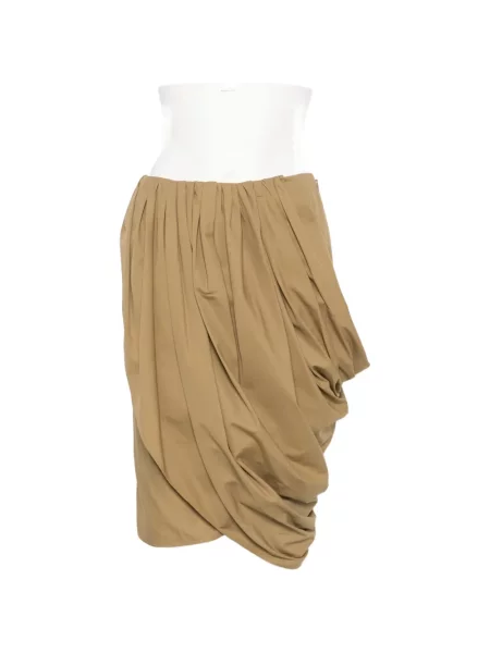Fustă midi Chloé drapată verde