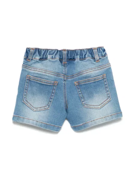 Szorty jeansowe dziecięce Moschino niebieskie
