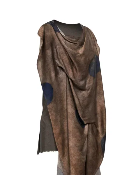 Top Uma Wang asimetric maro