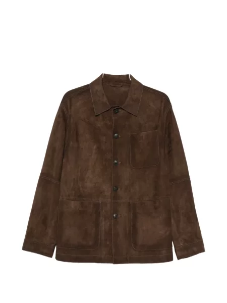 Geanta de piele Leather Authority maro