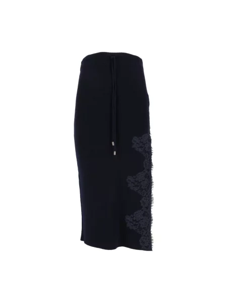 Spódnica midi Ermanno Scervino niebieska