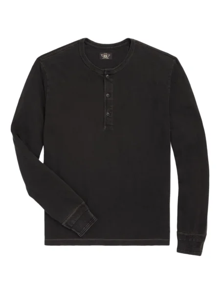 Cămașă Ralph Lauren Rrl lungă negru