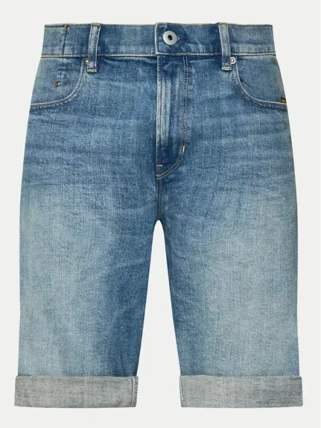 G-Star Raw Džinsiniai šortai Mosa mėlyna