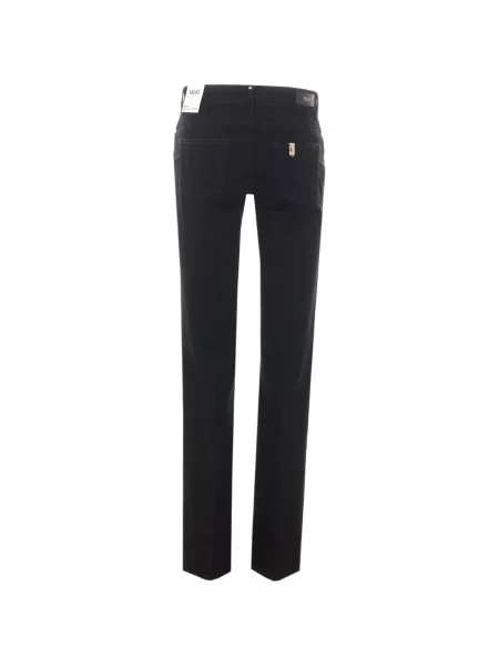 Слаб дънки skinny fit Liu Jo с автограф черно