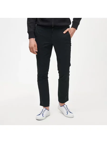 Kalhoty GAP Chino Slim Fit Pants True Black černé