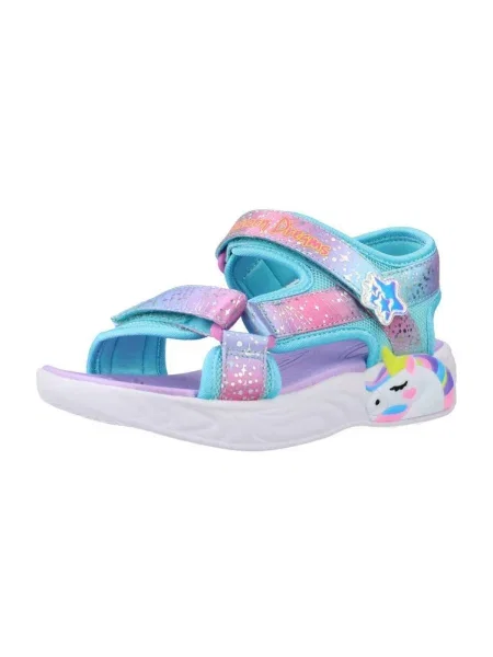 Sandále Skechers fialová