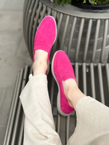 Замшевые лоферы 105.store