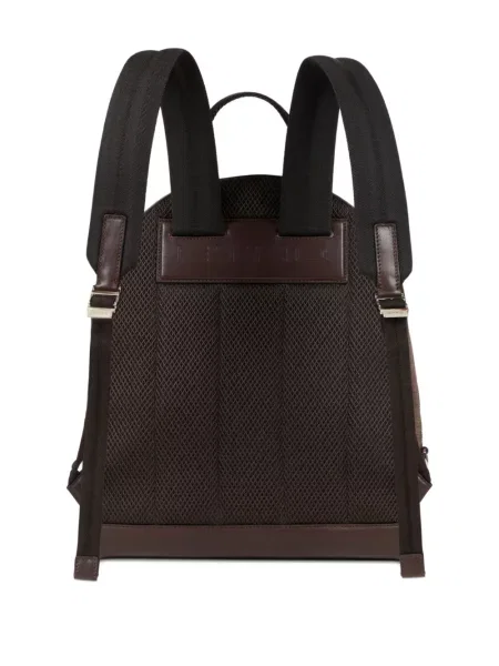 Rucsac Etro cu model paisley din jacard maro
