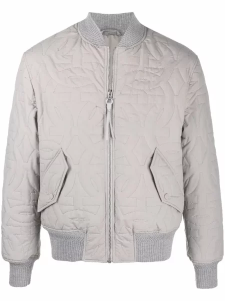 Geacă bomber Ferragamo gri