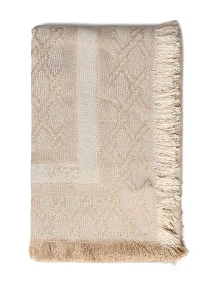 Fular V°73 cu franjuri din jacard