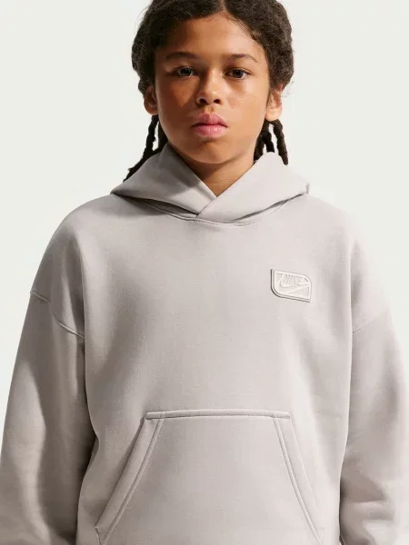 Nike кофта з капюшоном дитяча з бавовною Sportswear Club
