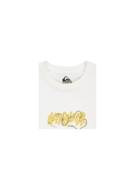 Quiksilver Majica Ev Bloomsday Regular Fit bela