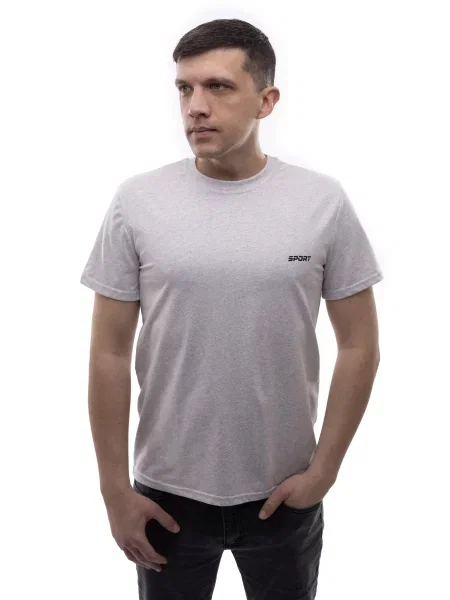 Футболка LUMO світло-сірий віскоза/поліестер сіра
