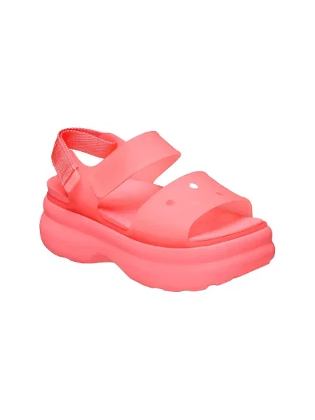 Pantofi Crocs cu bretele roz