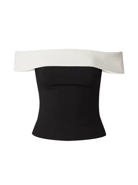 Millane Top kremna črna