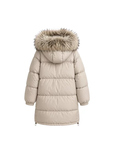 Kurtka puchowa Weekend Max Mara beżowa