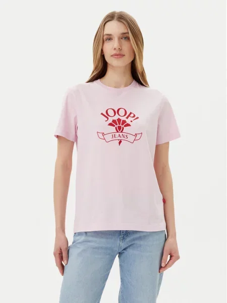 JOOP! Jeans Футболка Toldi рожевий