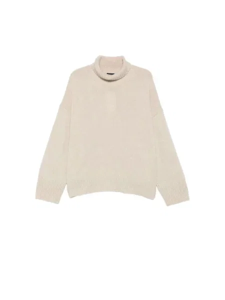 Sweter Soeur wełniany beżowy