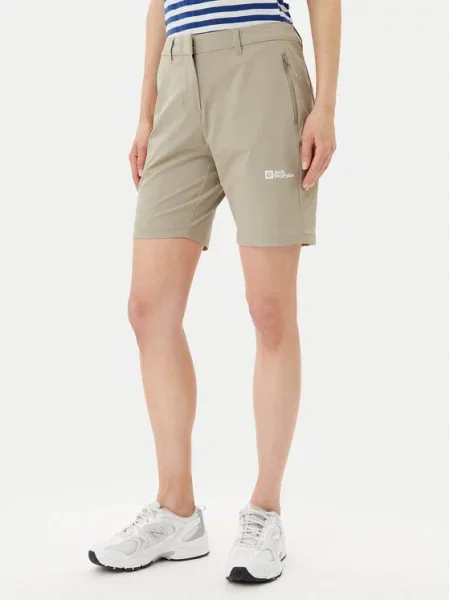 Αθλητικό σορτς Jack Wolfskin μπεζ