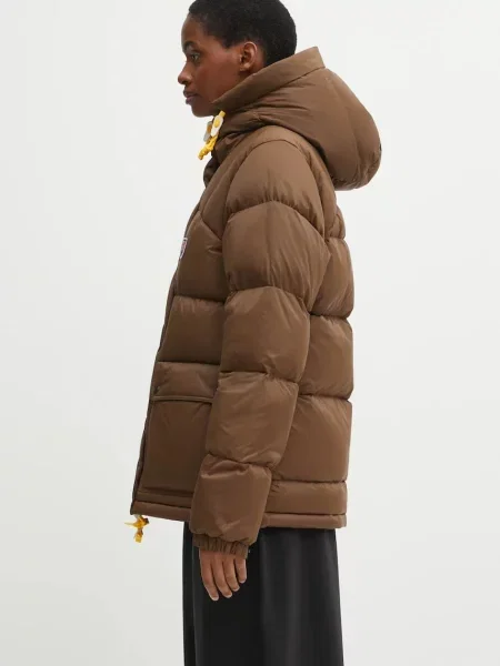 Пуховик Fjallraven коричневый