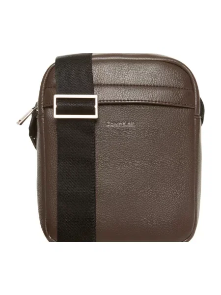 Műbőr farmerek Calvin Klein barna