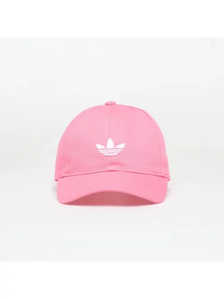 Класическа шапка с козирки Adidas Originals с апликация розово