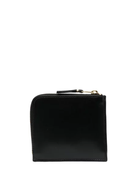 Iš natūralios odos piniginė Comme Des Garçons Wallet juoda