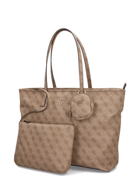 GUESS kabelka Shopper hnědá