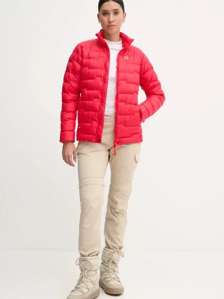 Пуховик Haglofs красный