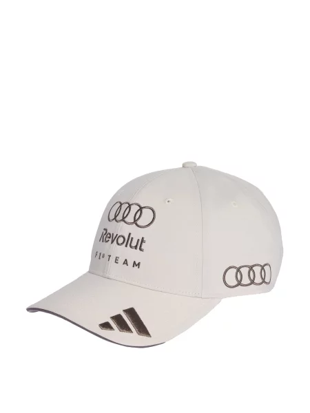 ADIDAS PERFORMANCE Sportovní kšiltovka Audi Revolut F1 Team mokka / perlově bílá