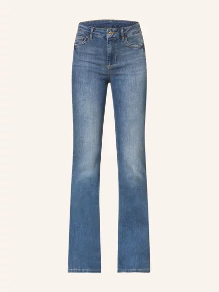 Liu Jo Jeansy Flared Beat blau niebieskie