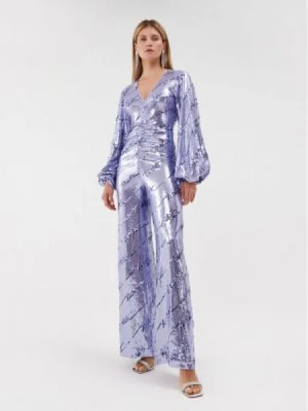 ROTATE Salopetă Sequins Jumpsuit violet