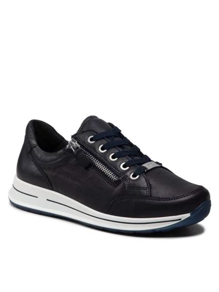 Sneakersy Ara skórzane niebieskie