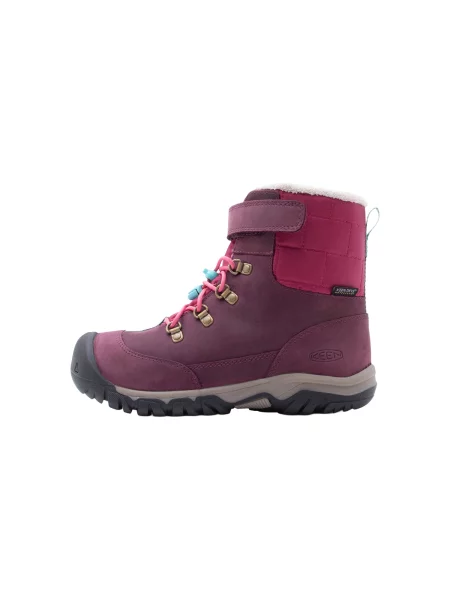 Keen Snehule Kanibou Waterproof Červená fialová