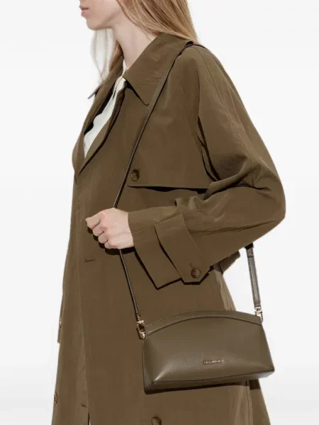 Matlasat top Michael Michael Kors cu volane cu cordon verde