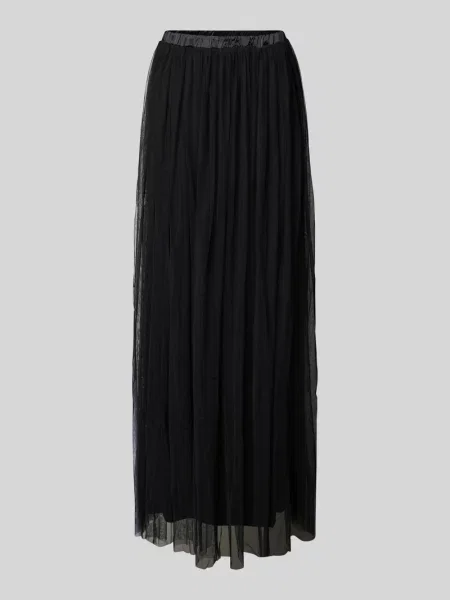 Długa spódnica z tiulu Lace & Beads czarna