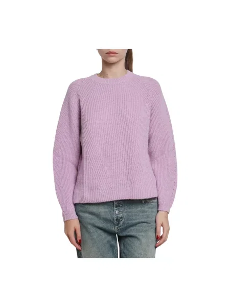 Sweter Twinset fioletowy