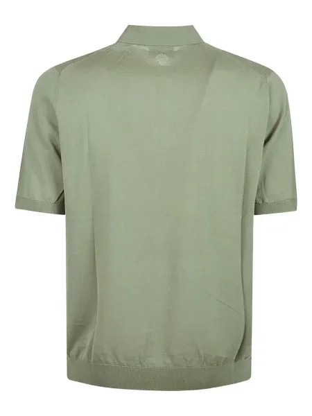 Tricou polo Ballantyne scurt verde