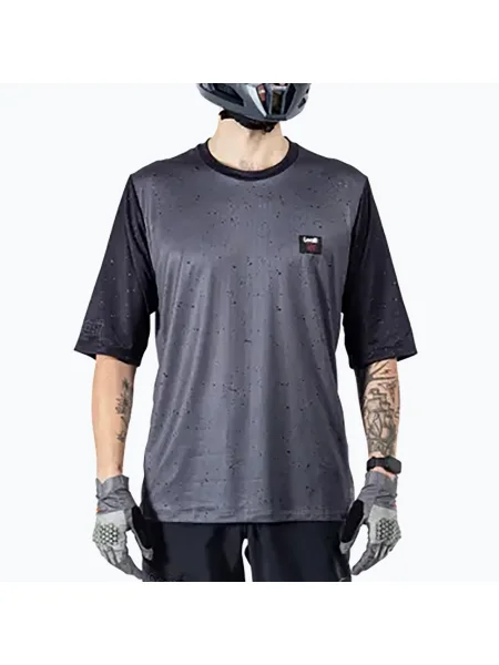 Мъжка тениска за колоездене Leatt MTB Enduro graphite сиво